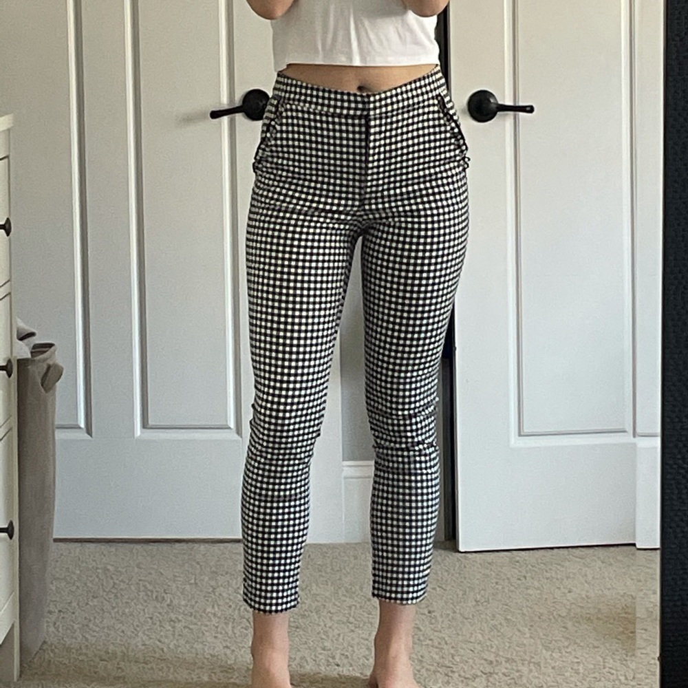 ZARA CHECKED TROUSER